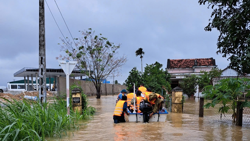 Quảng Ngãi ra công điện khẩn ứng phó với mưa lũ